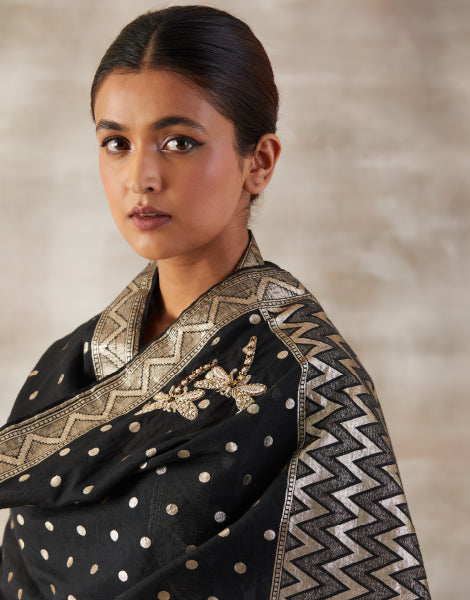 Dragonfly Jacquard Dupatta