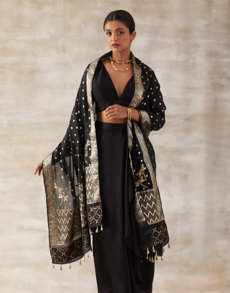 Dragonfly Jacquard Dupatta