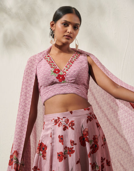 Floral Lehenga Set