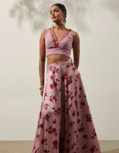 Floral Lehenga Set