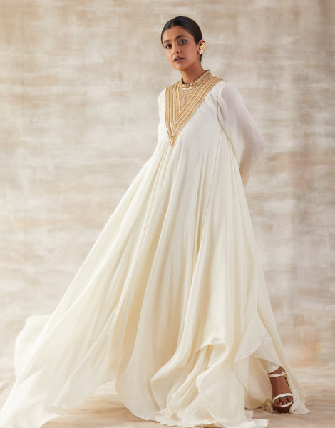 Embroidered Kurta Set with Dupatta