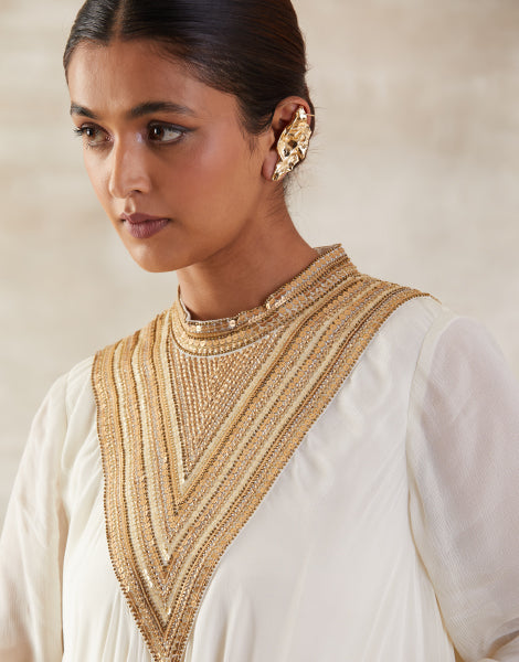 Embroidered Kurta Set with Dupatta