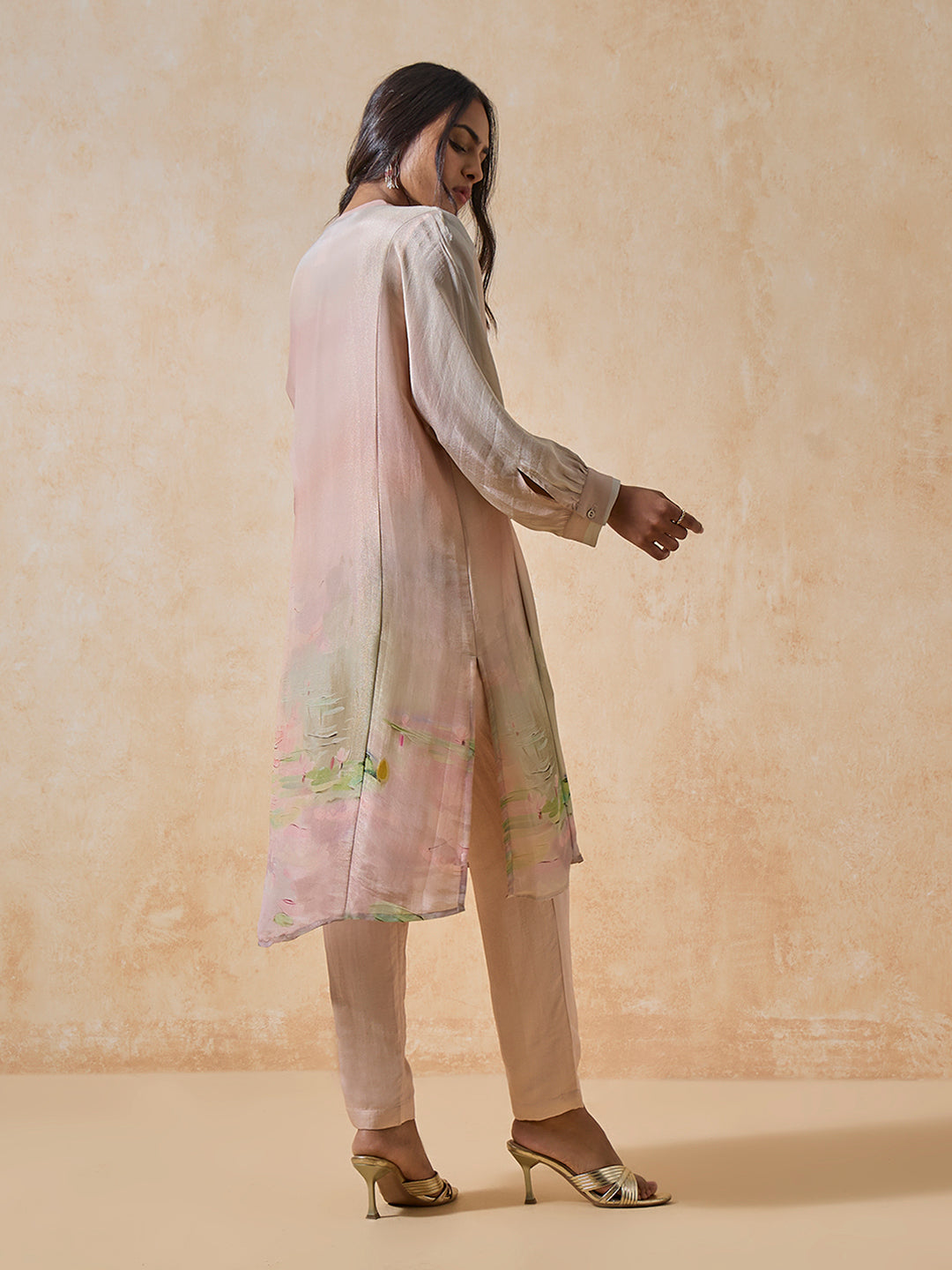 Printed Kurta - Pink