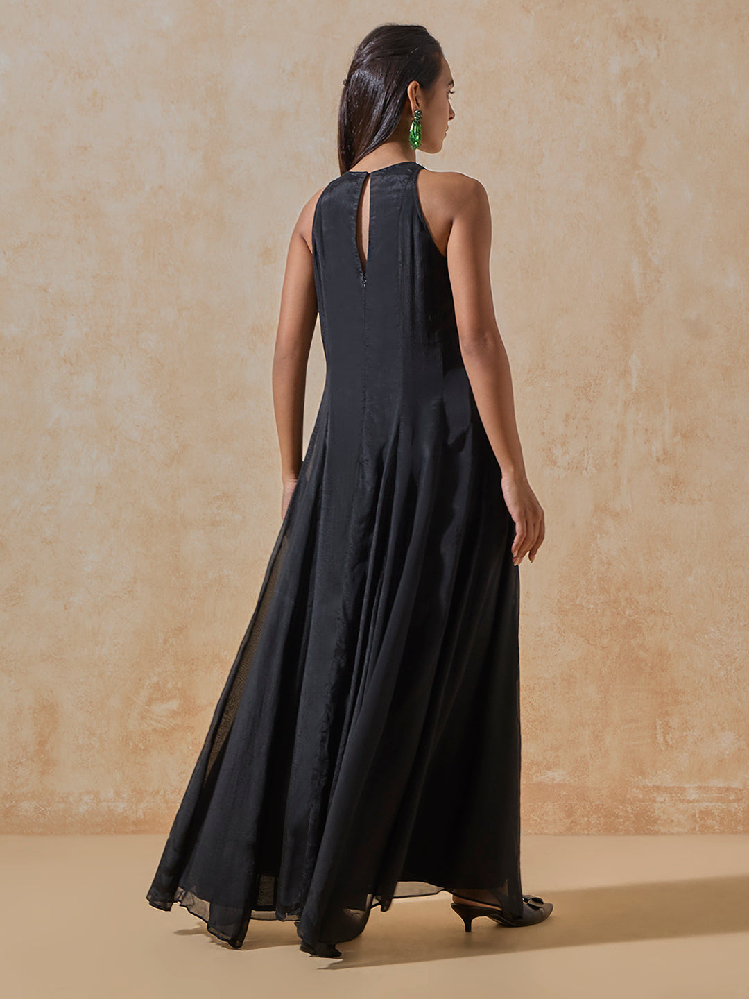 Embellished Maxi Dress - Black