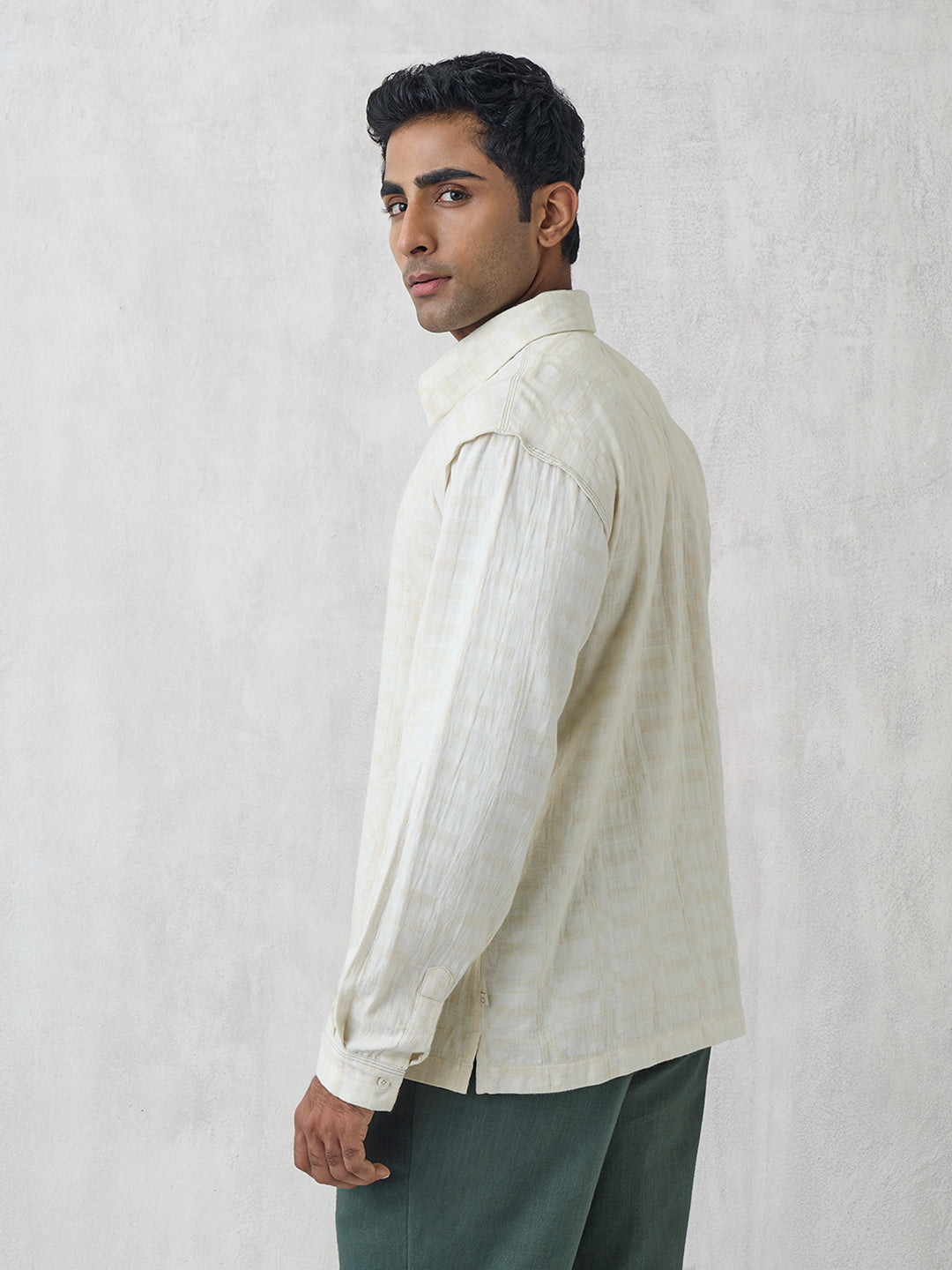 Textured Shirt - Off White