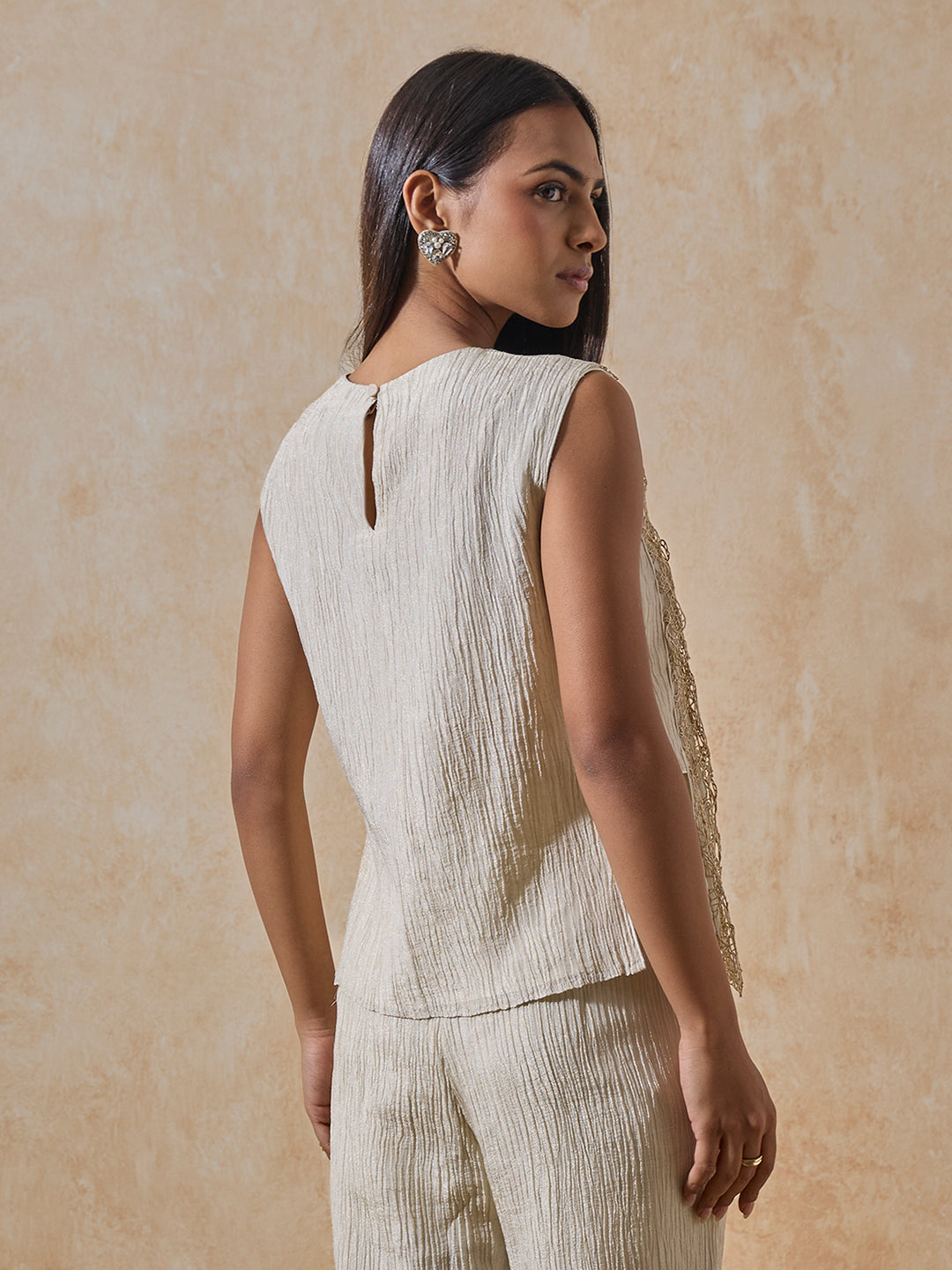 Lace Detailed Top - Ivory