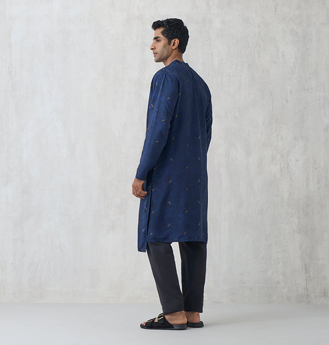Asymmetric Kurta – Royal Blue