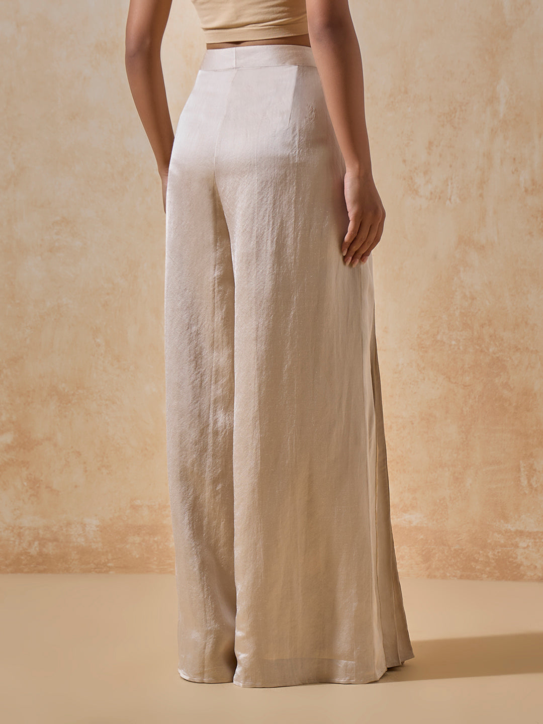 Pleated Pants - Cream
