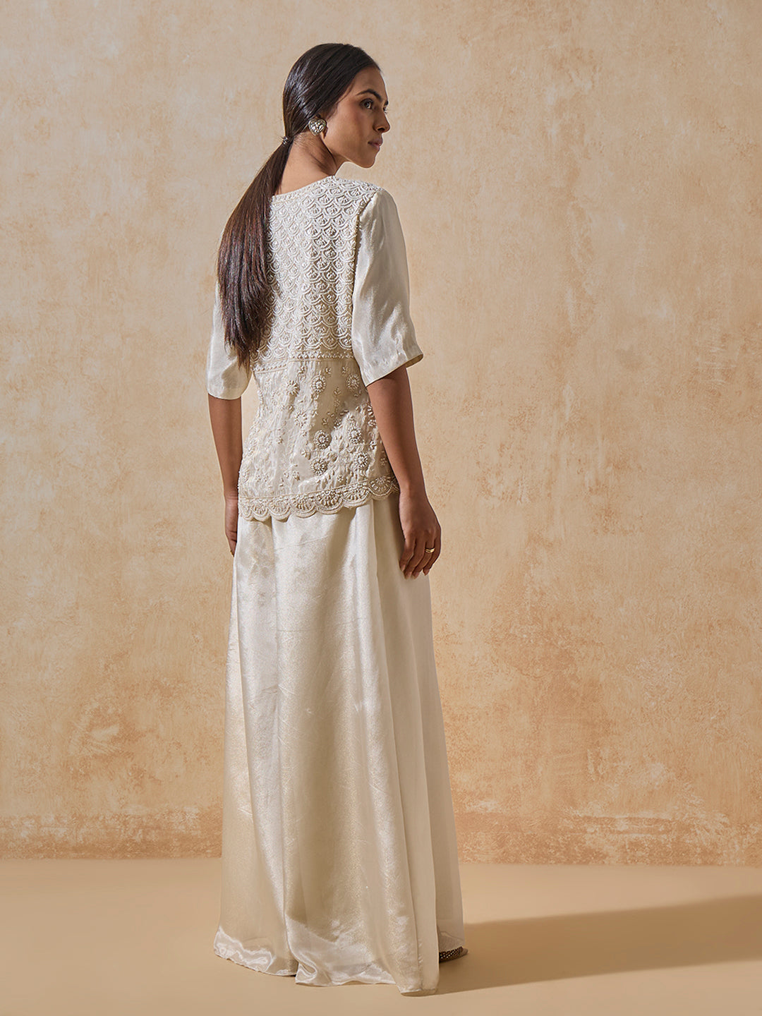 Embellished Top - Ivory