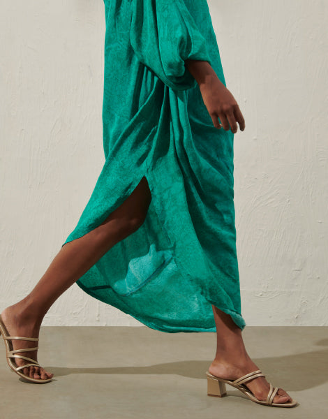 Printed Toga Dress