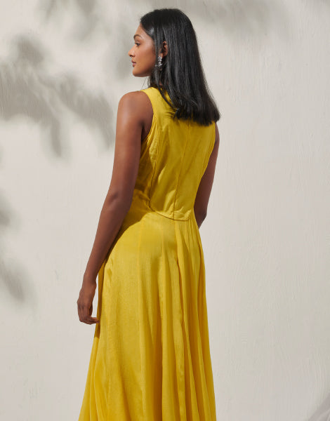 Embellished Dress with Slit