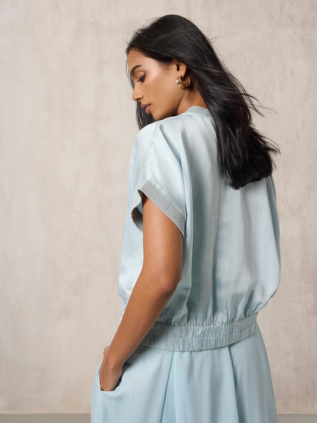 Solid Jacket - Light Blue