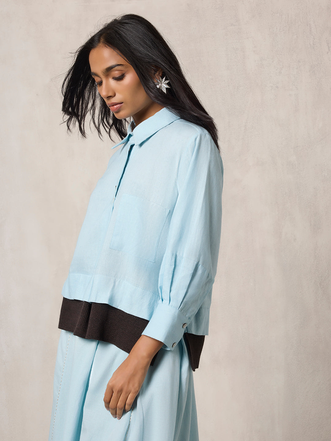 Solid Shirt - Light Blue