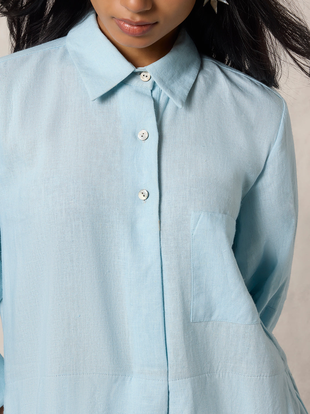 Solid Shirt - Light Blue