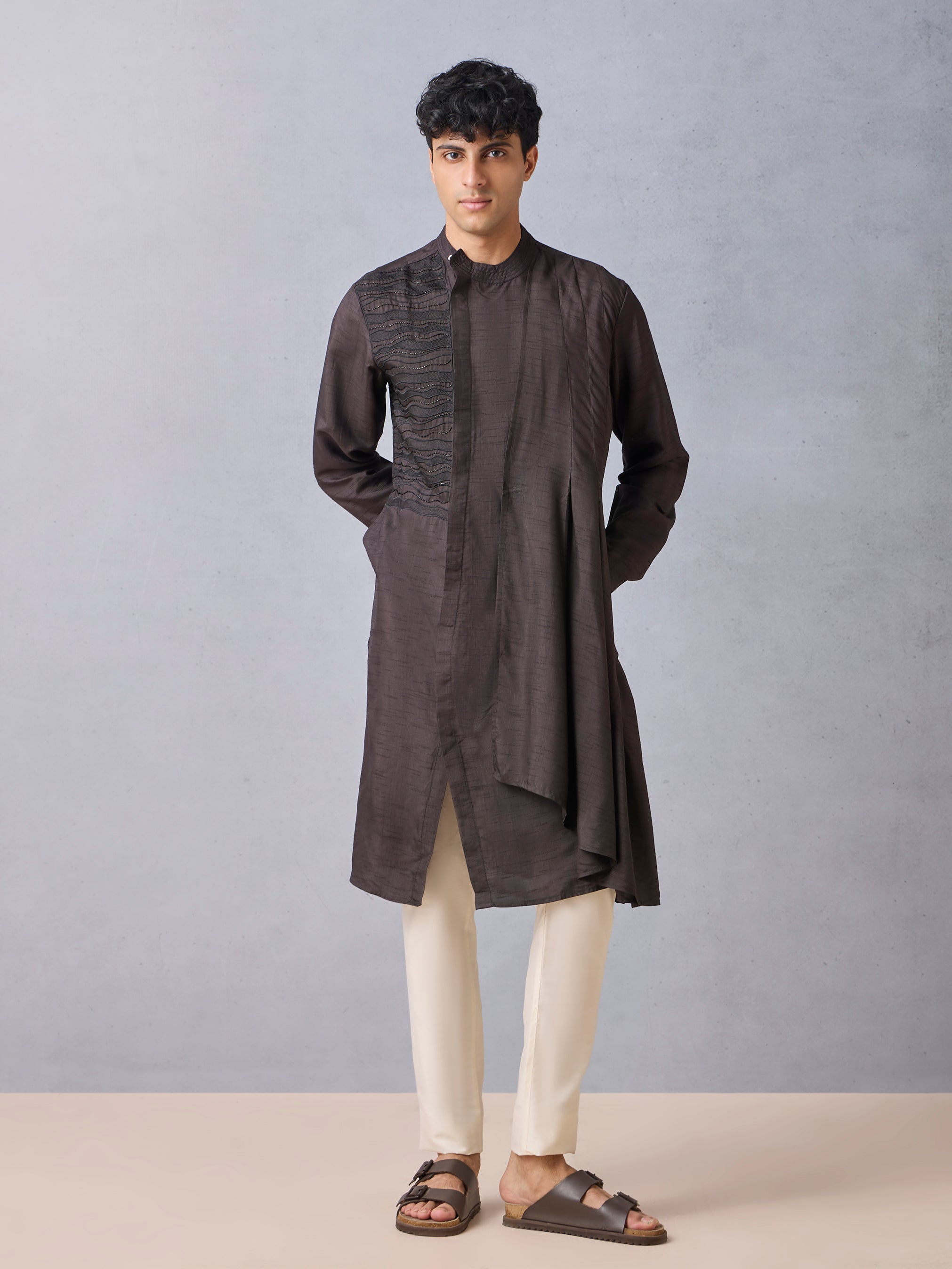 Slim-Fit Pants - Ivory