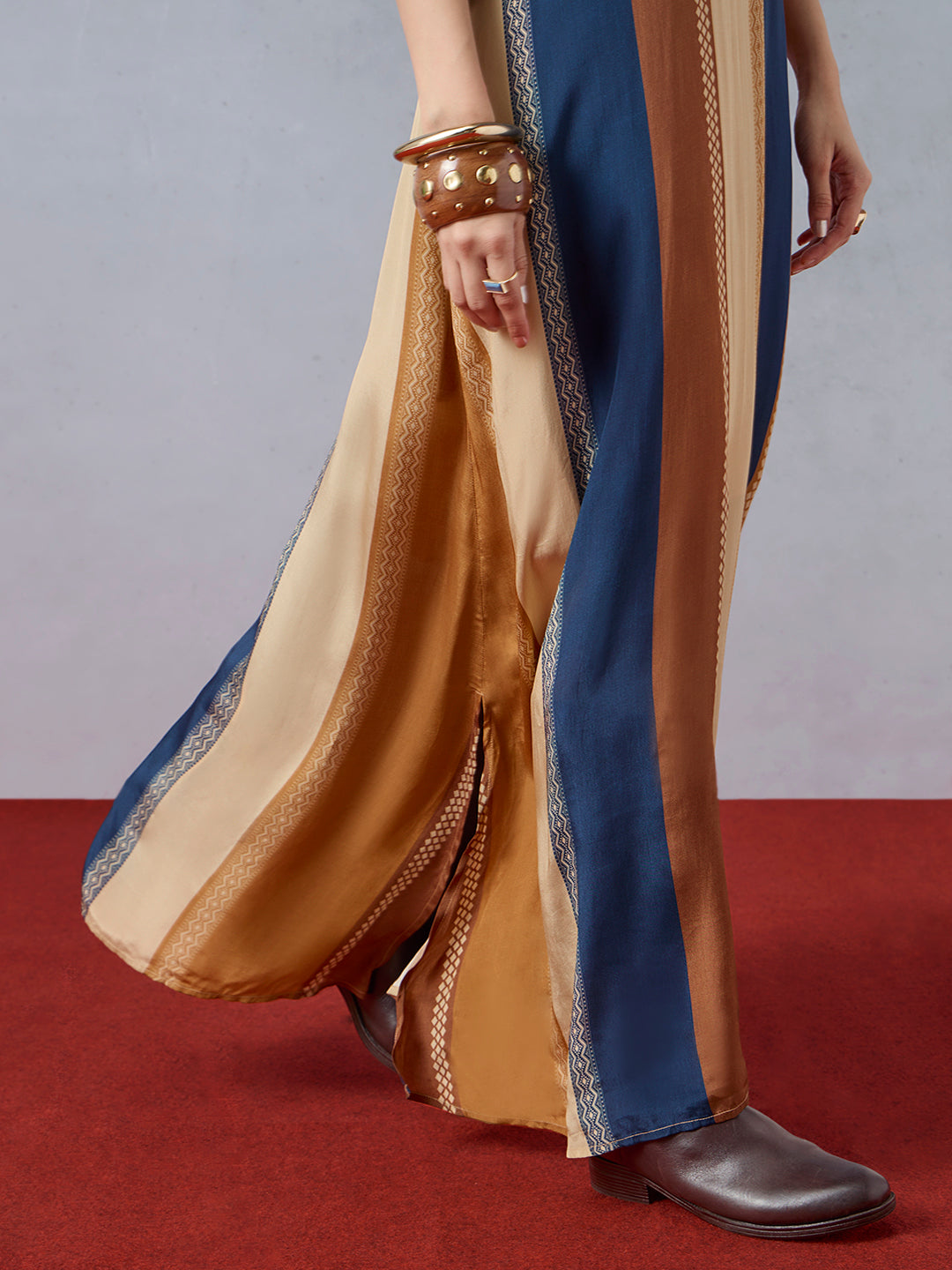 Colourblocked Kaftan - Multicolour