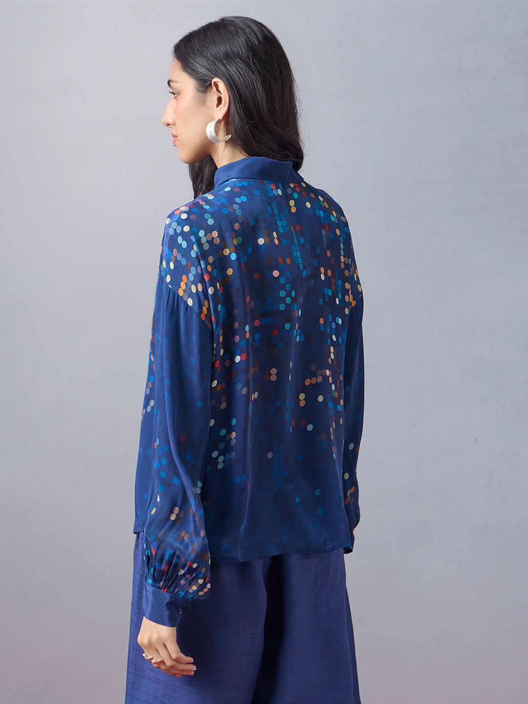 Printed Shirt - Blue