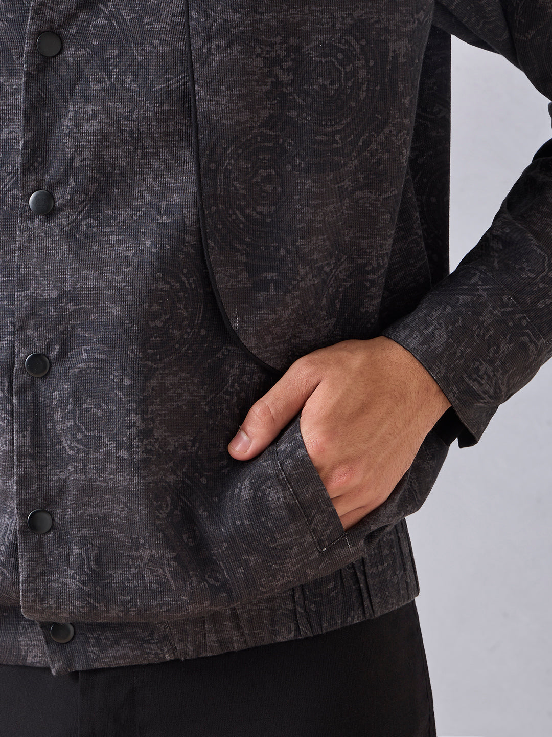 Printed Jacket - Black