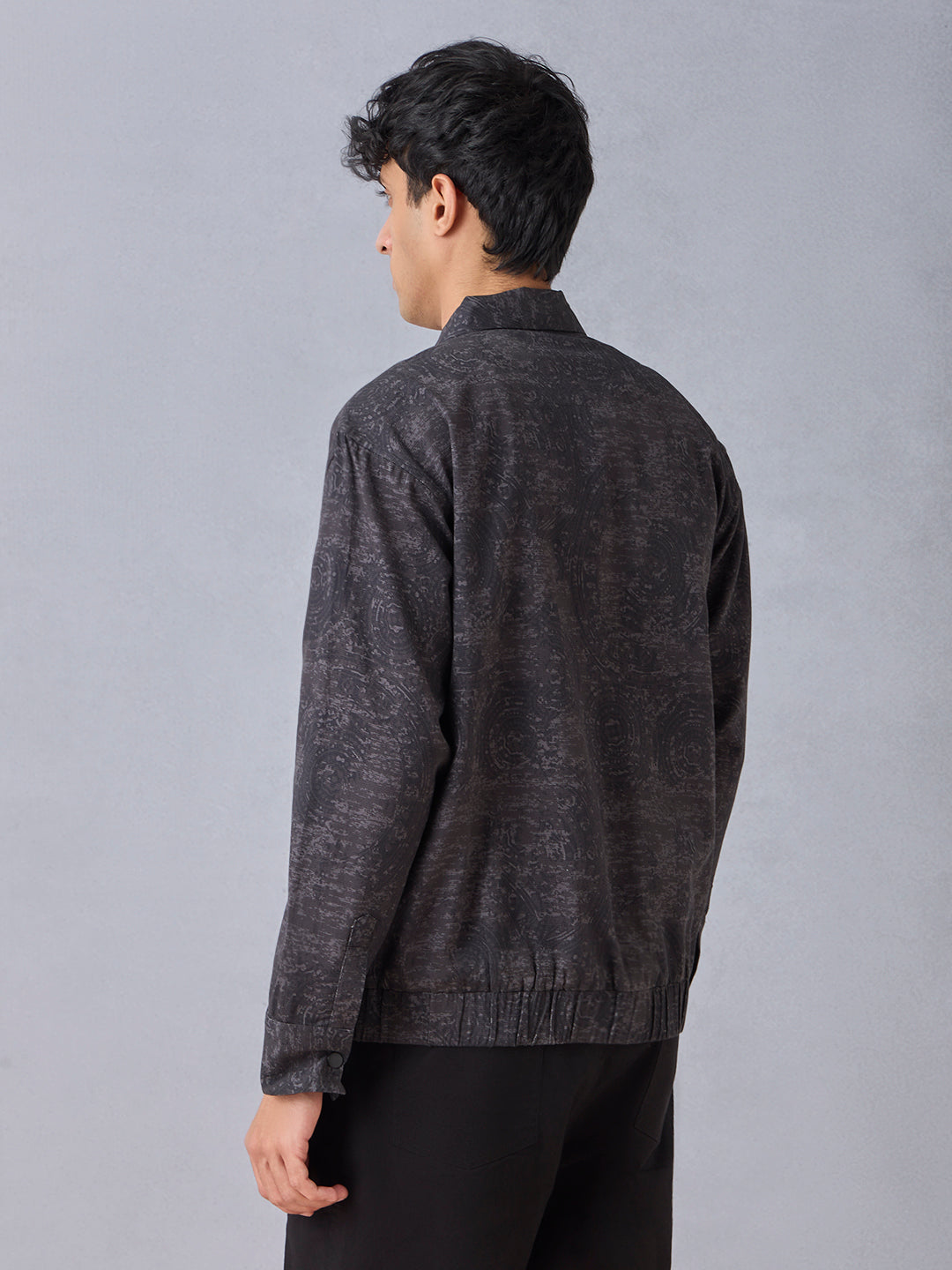Printed Jacket - Black