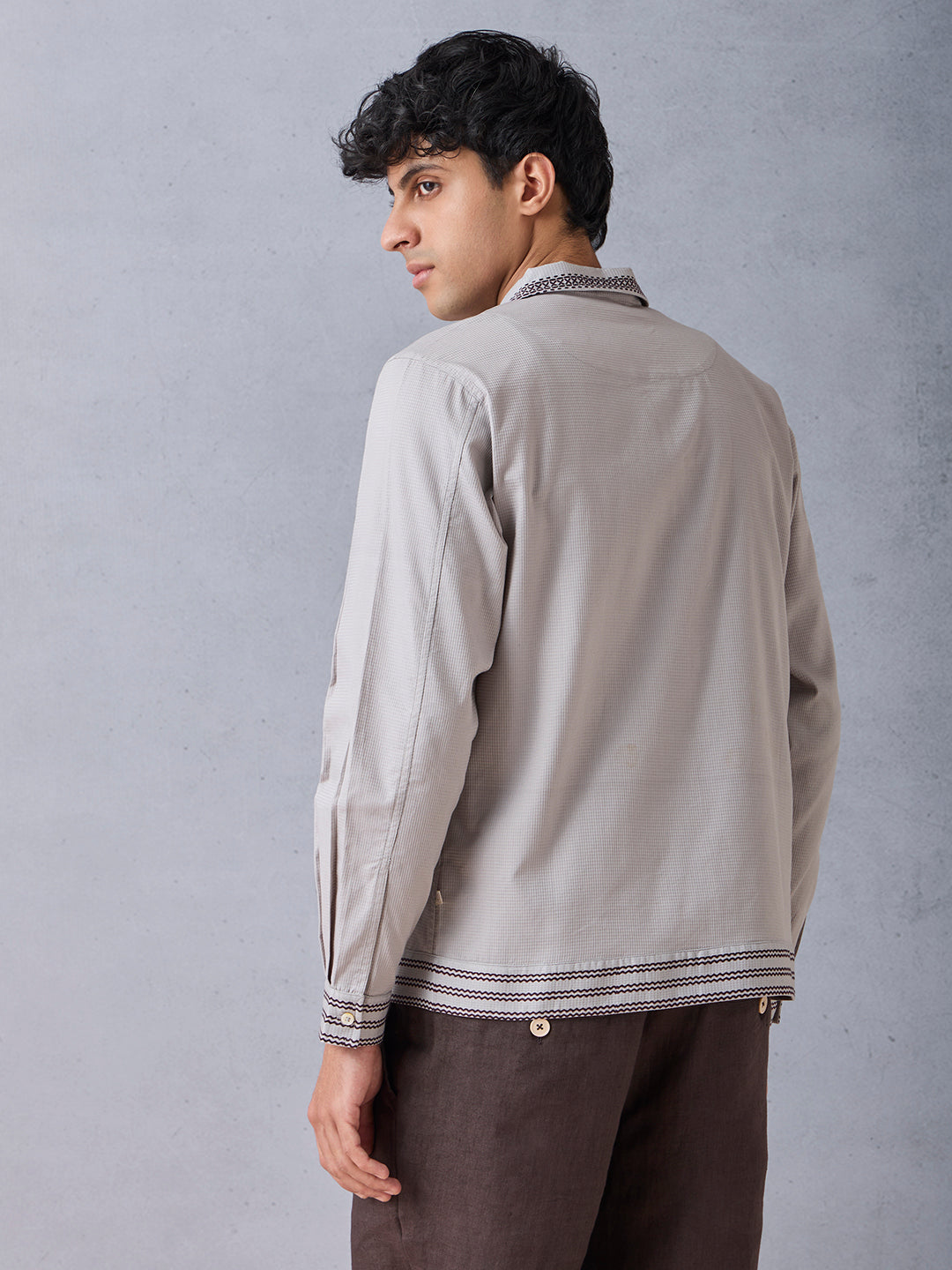 Printed Shirt - Grey