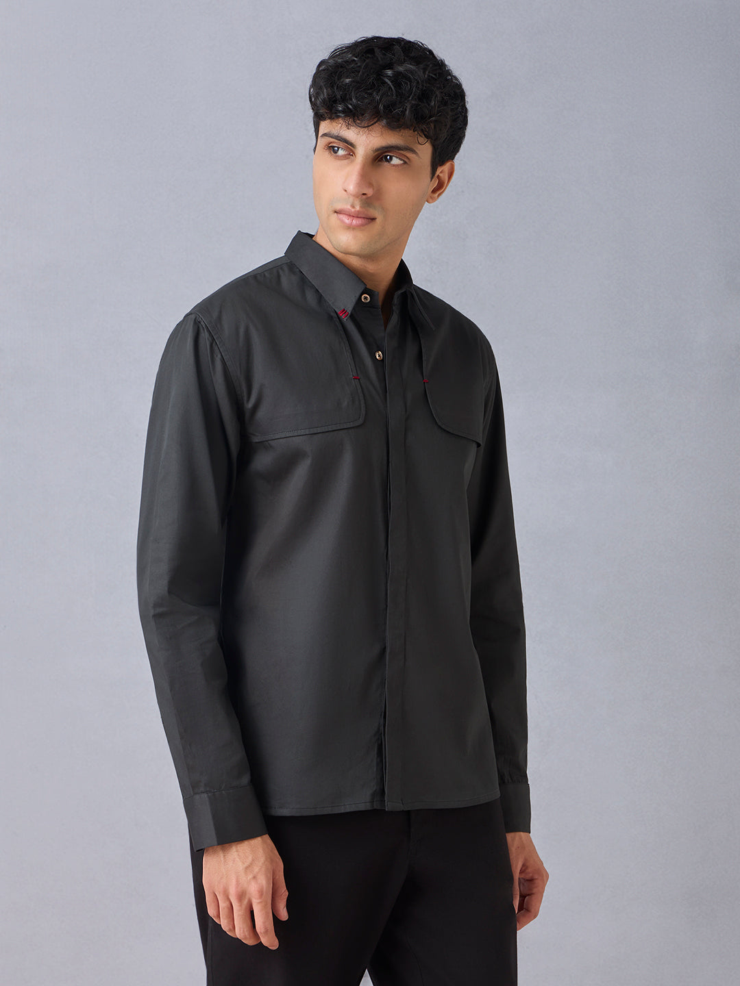 Solid Shirt - Black
