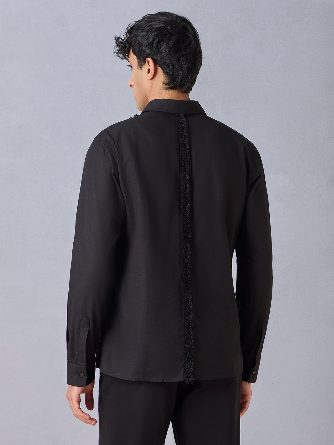 Textured Shirt - Black