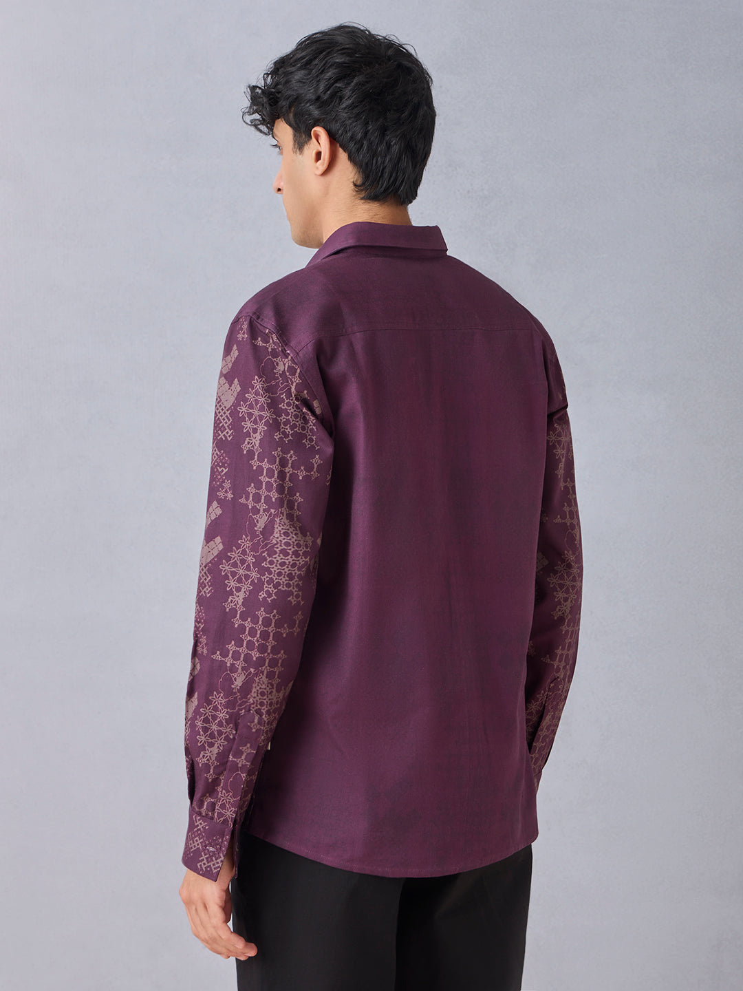 Printed Shirt - Purple