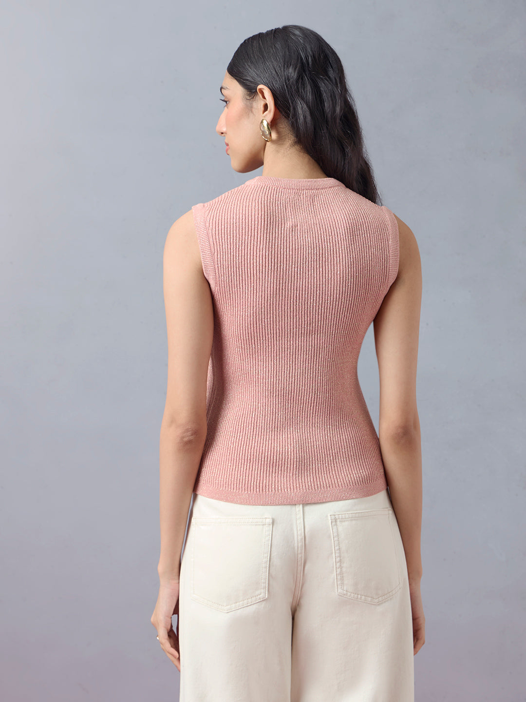 Ribbed Top - Pink