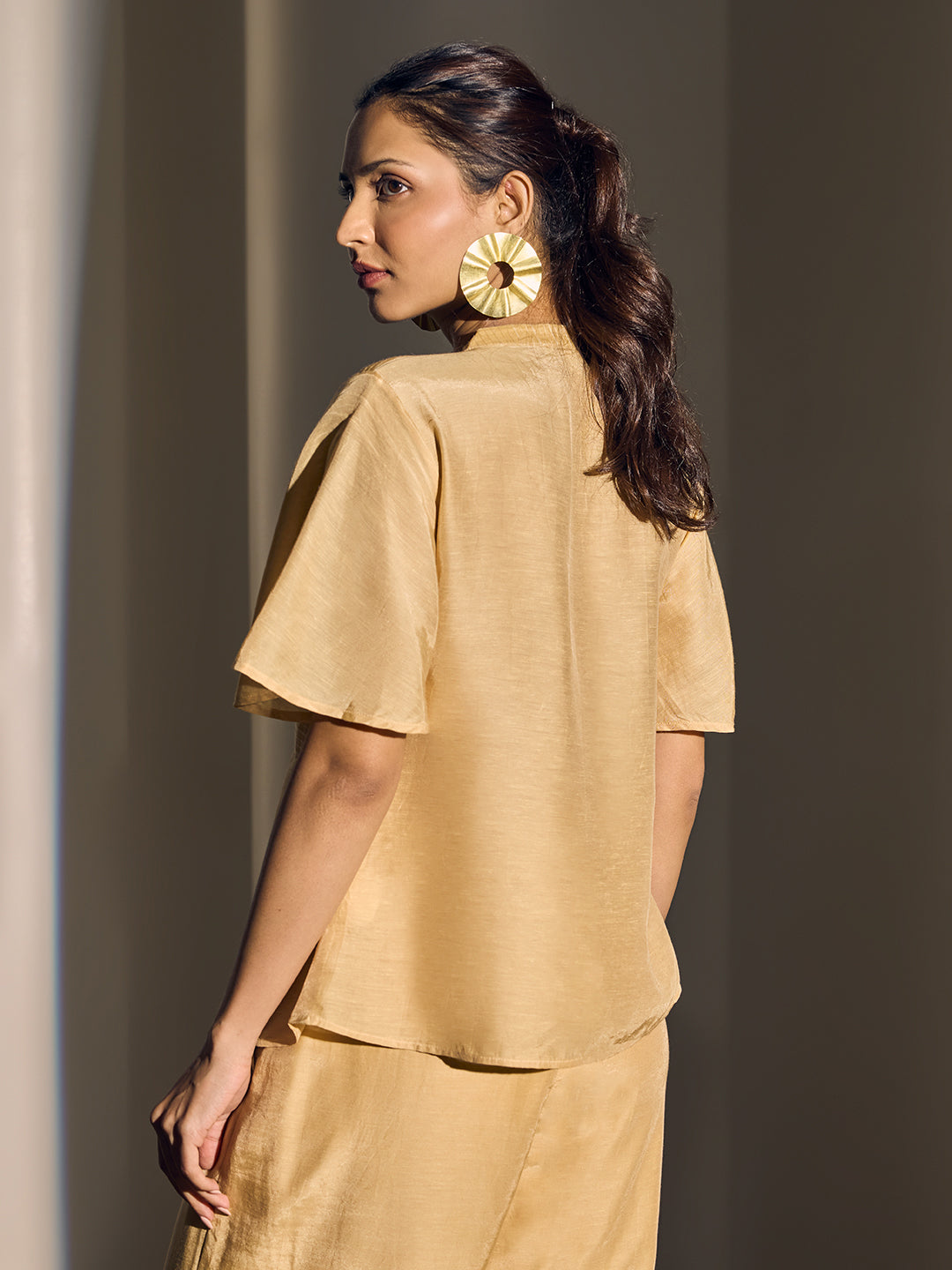 Self-Patterned Top - Cream