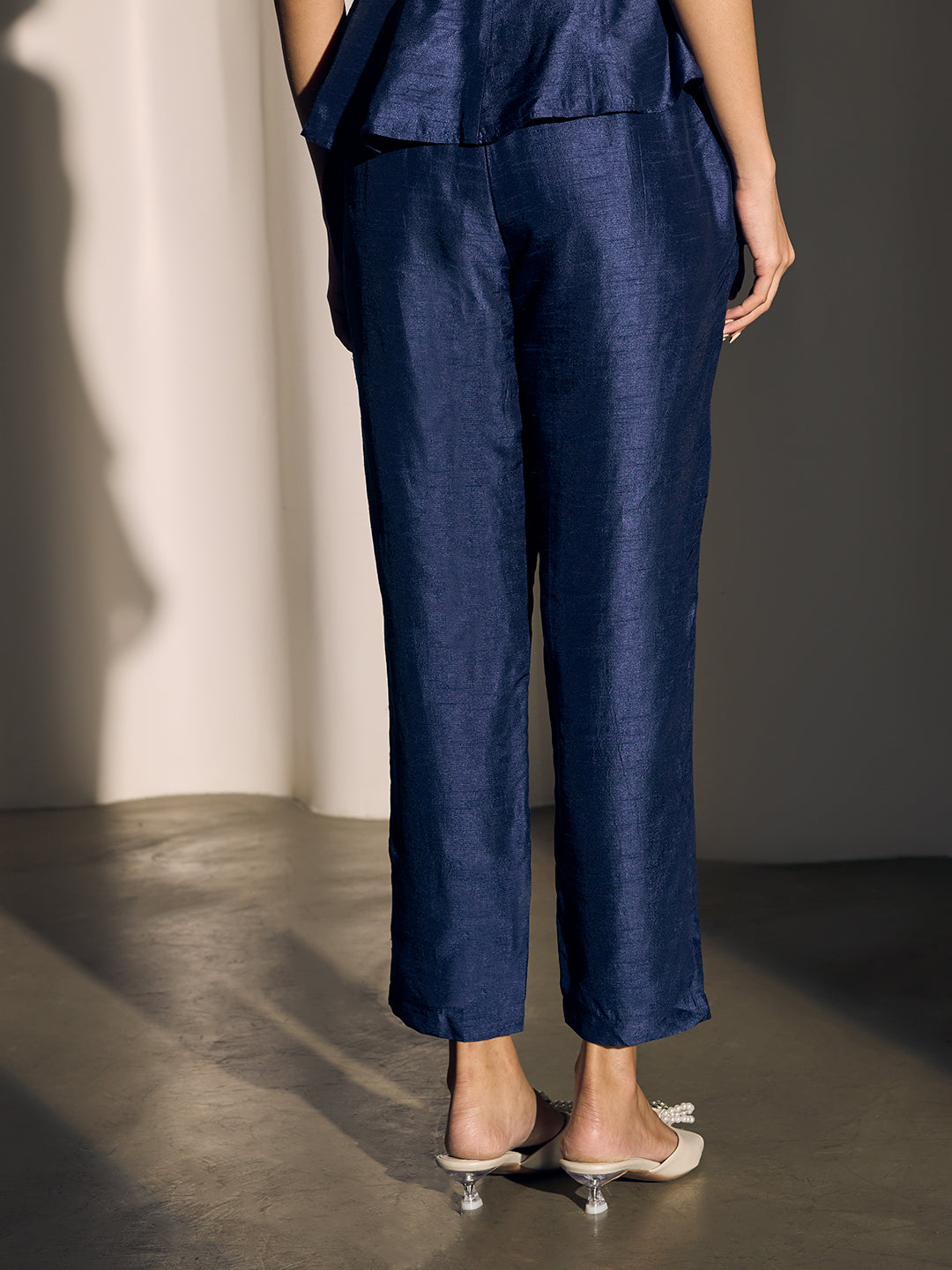 Tapered Pants - Navy