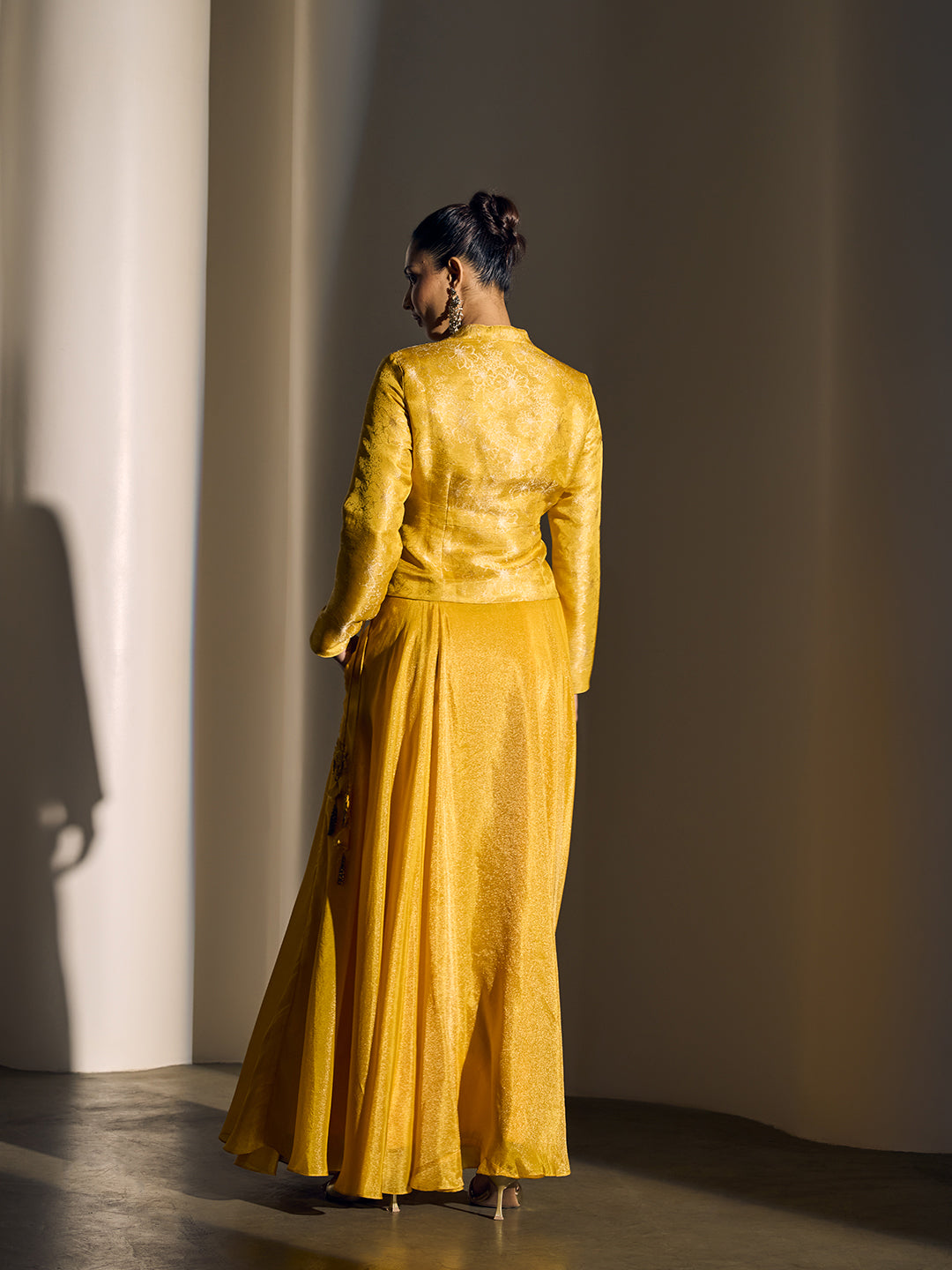 Jacquard Top - Yellow