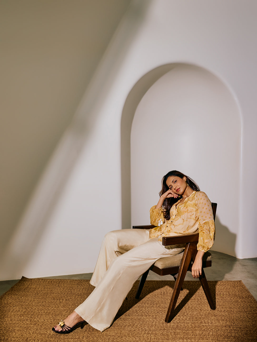 Straight-Leg Pants - Ivory