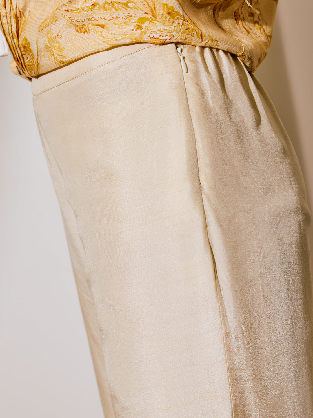 Straight-Leg Pants - Ivory