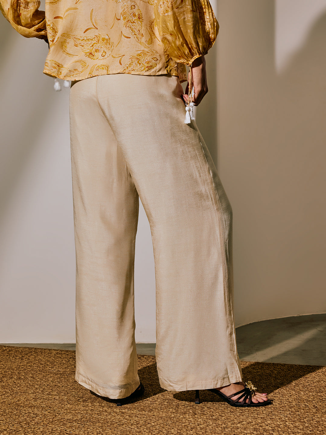 Straight-Leg Pants - Ivory
