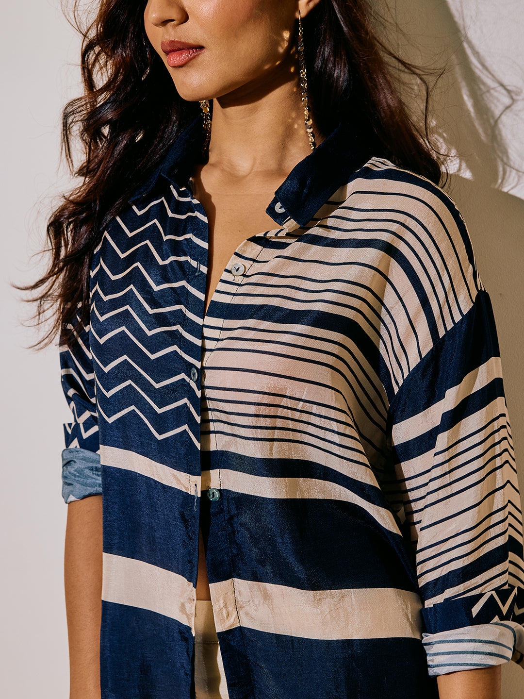 Printed Shirt - Navy