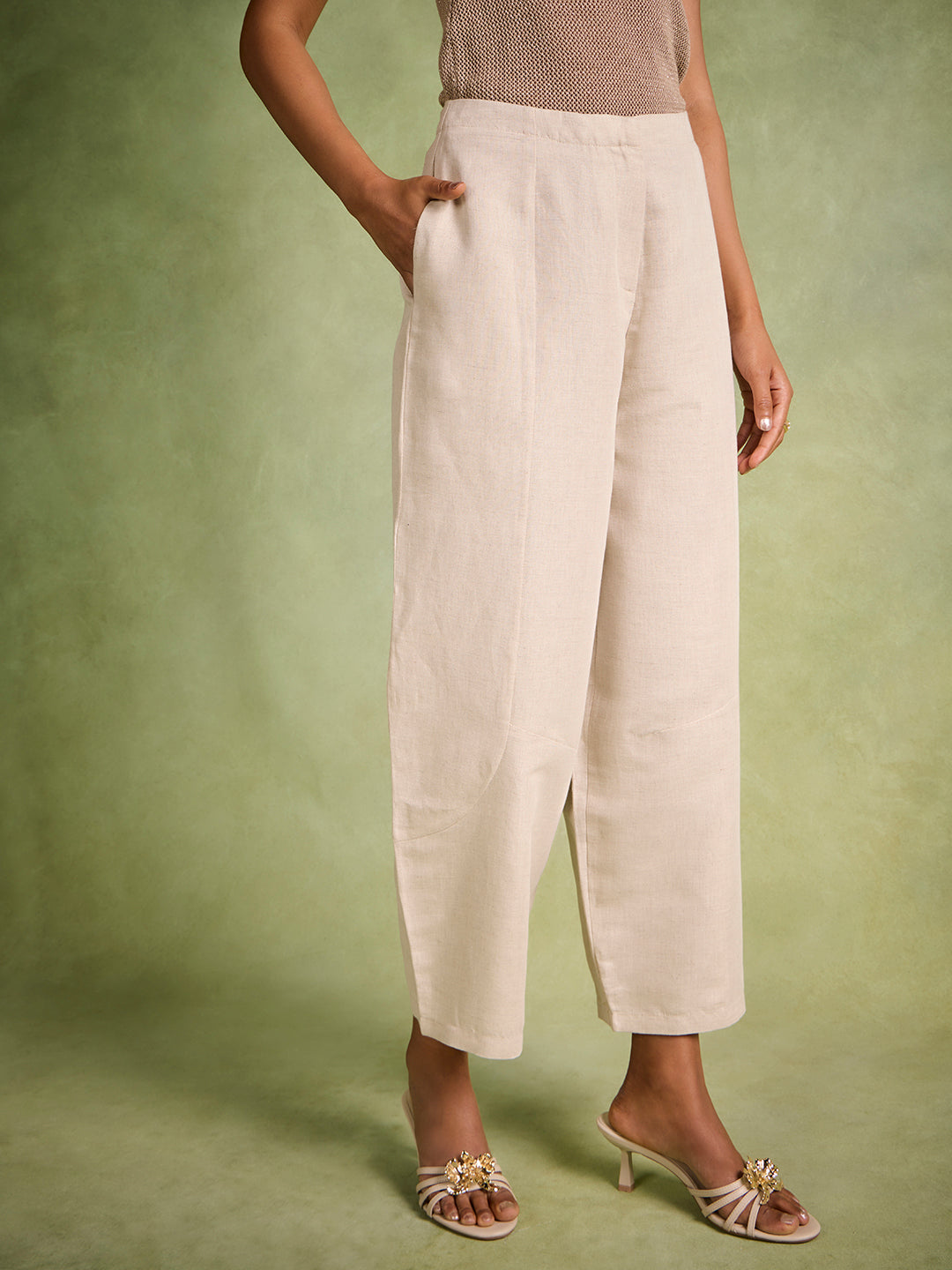 Barrel Pants – Ivory
