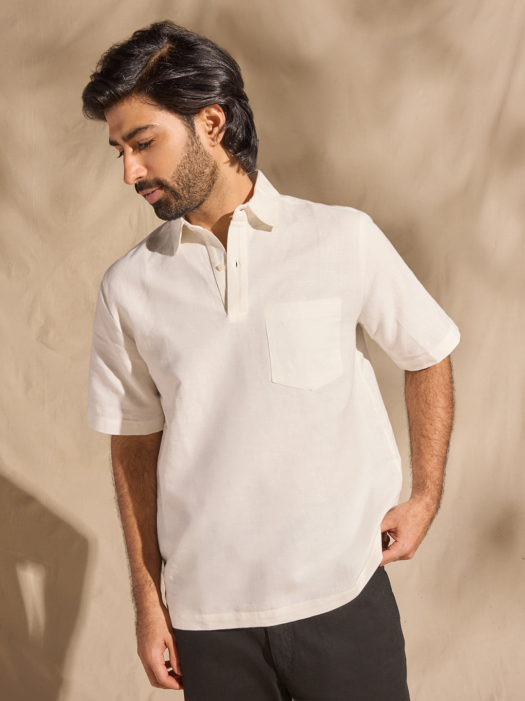 Solid Shirt - White