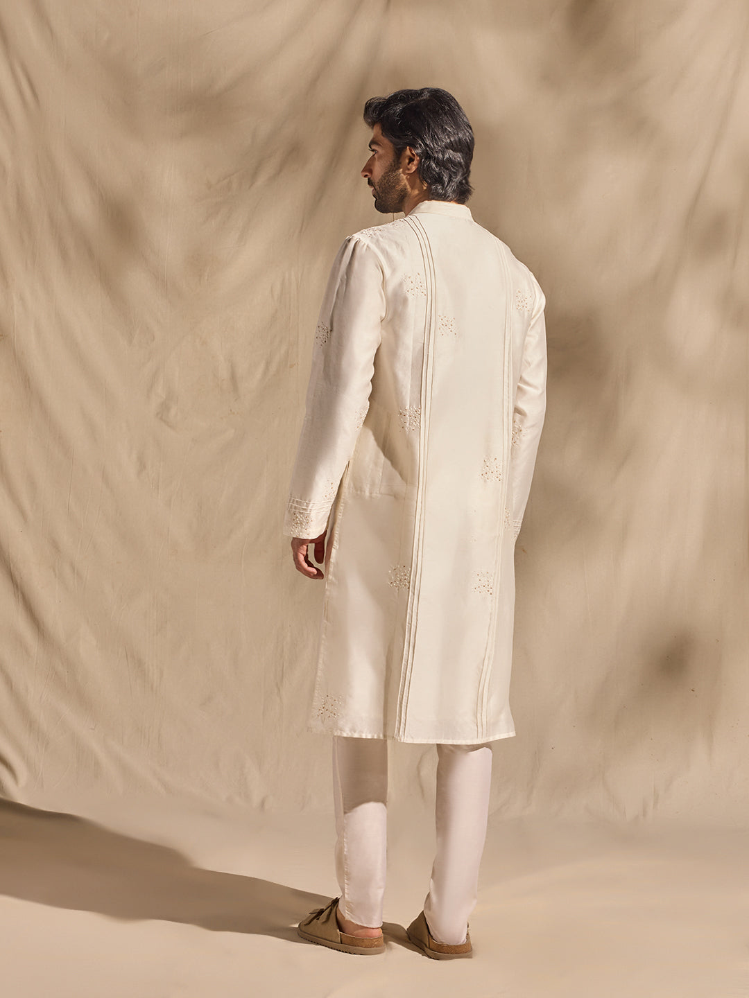 Embellished Kurta - White
