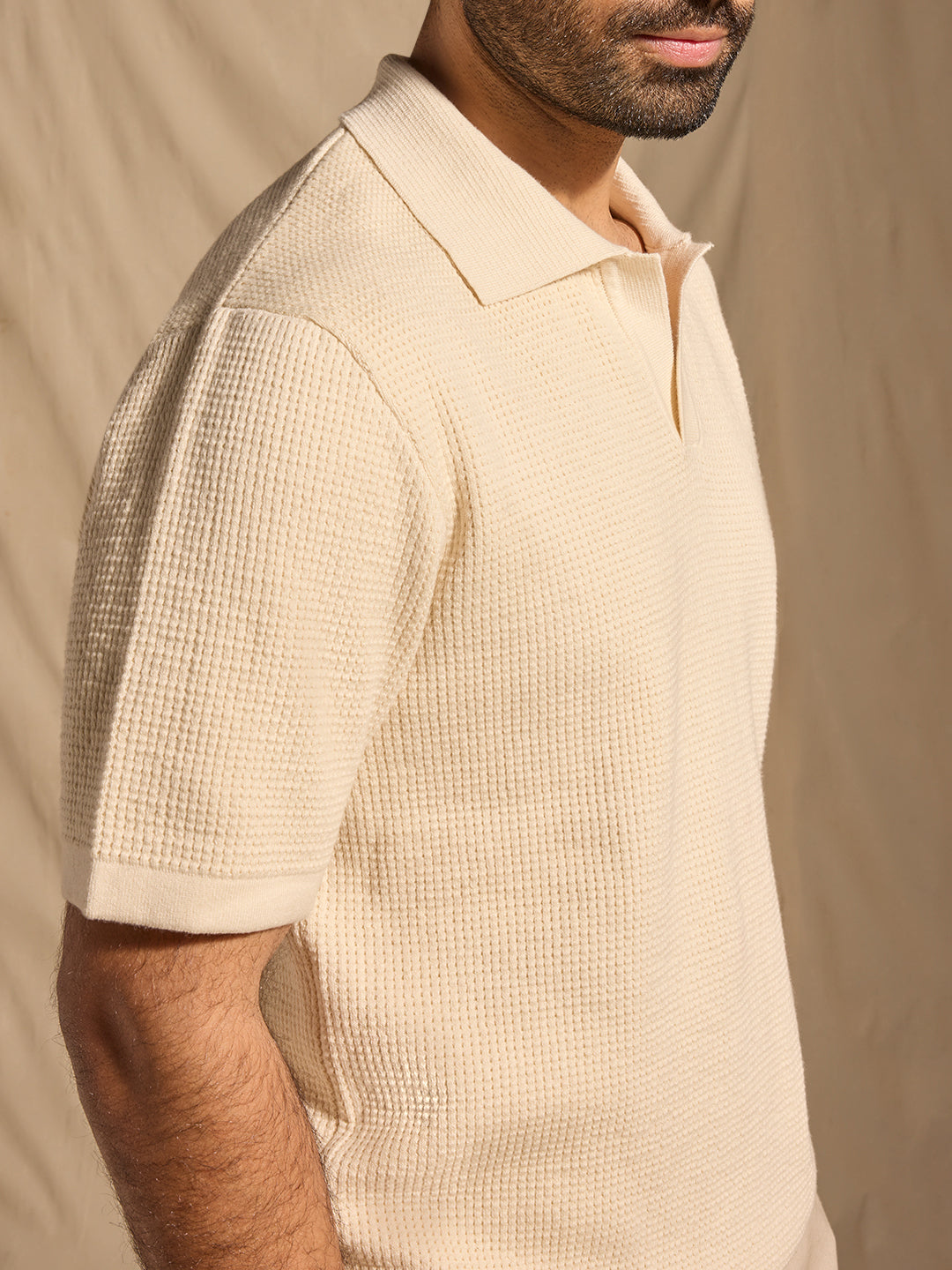 Polo T-Shirt - Cream