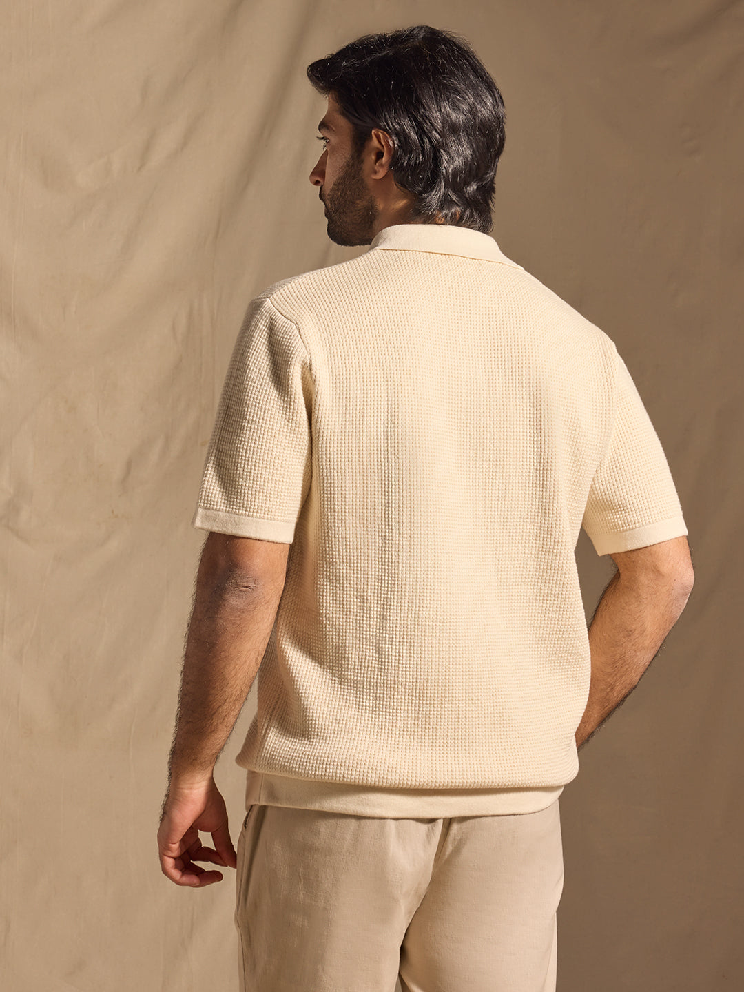 Polo T-Shirt - Cream