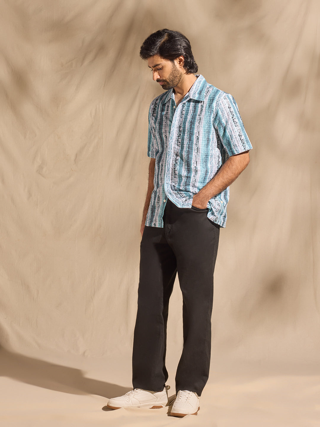 Printed Shirt - Blue