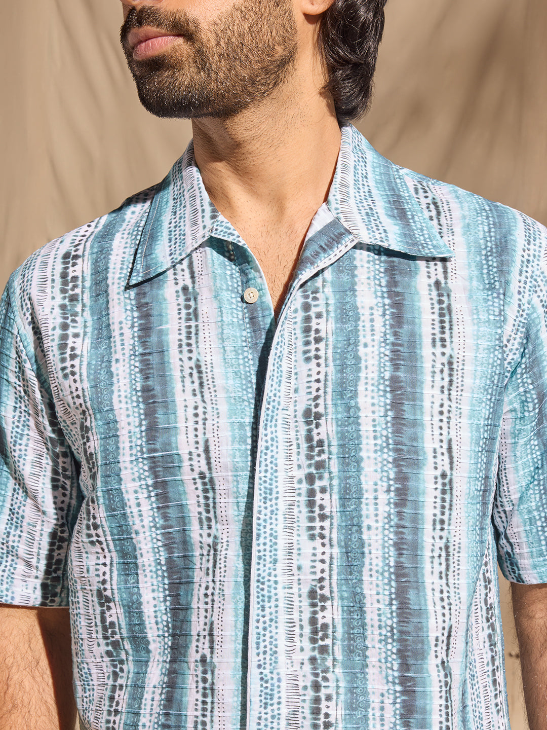Printed Shirt - Blue