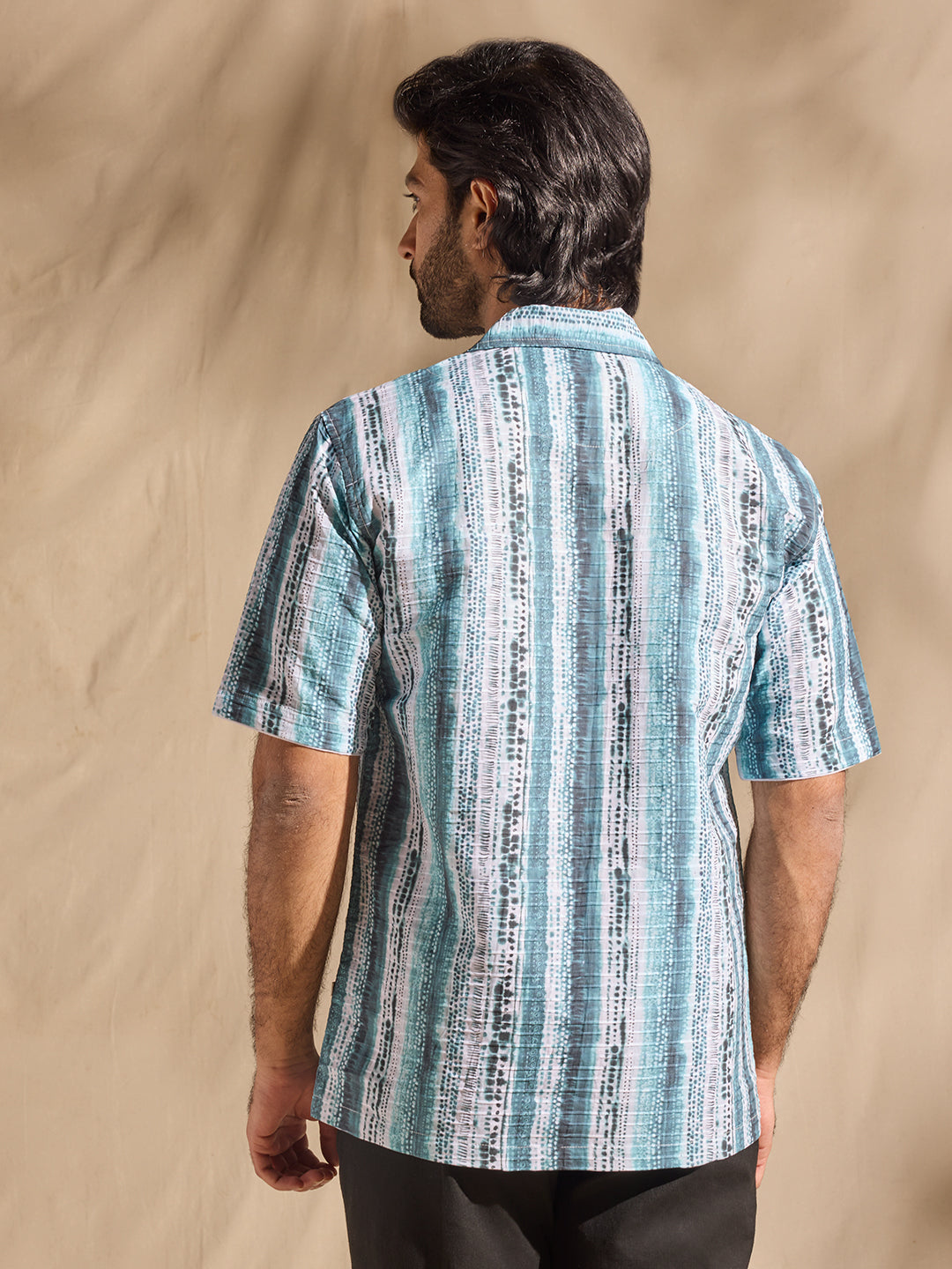 Printed Shirt - Blue