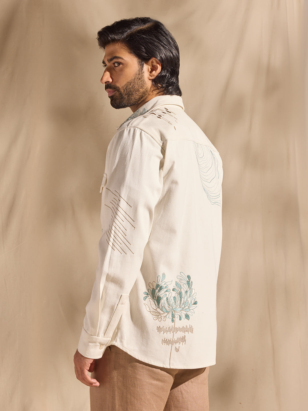 Embroidered Shirt - White