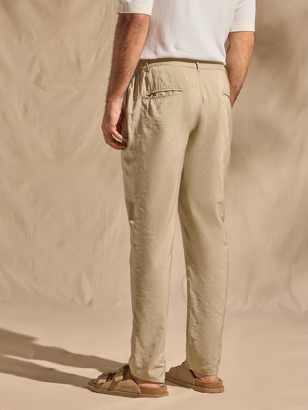 Solid Trousers - Oyester