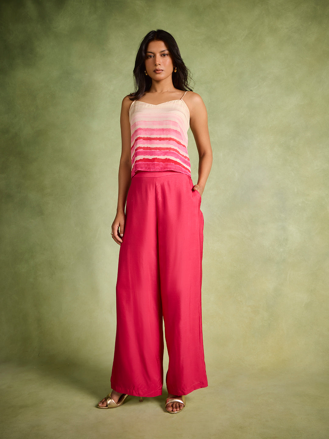 Printed Top – Pink