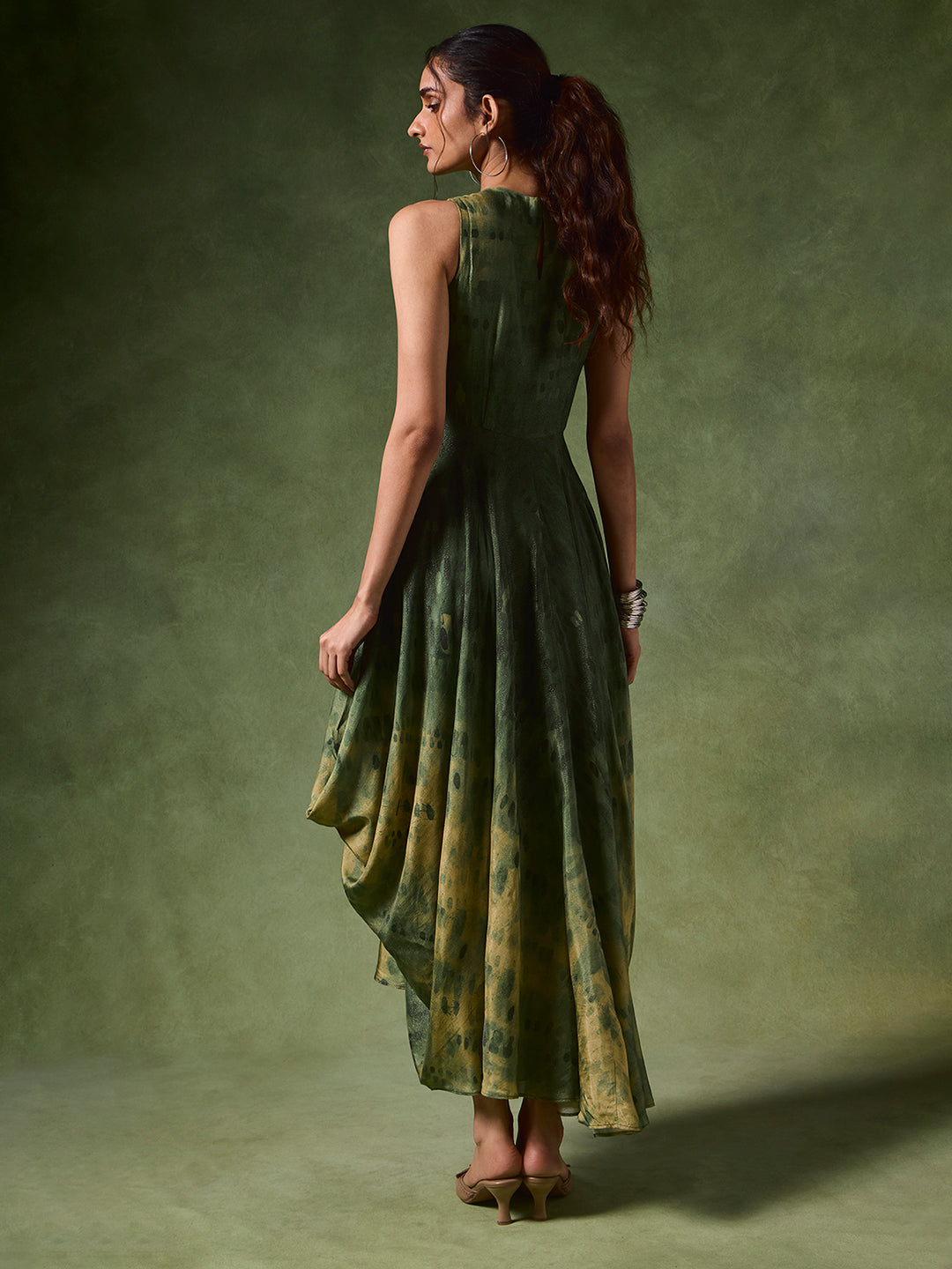 Tie-Dye Maxi Dress – Green
