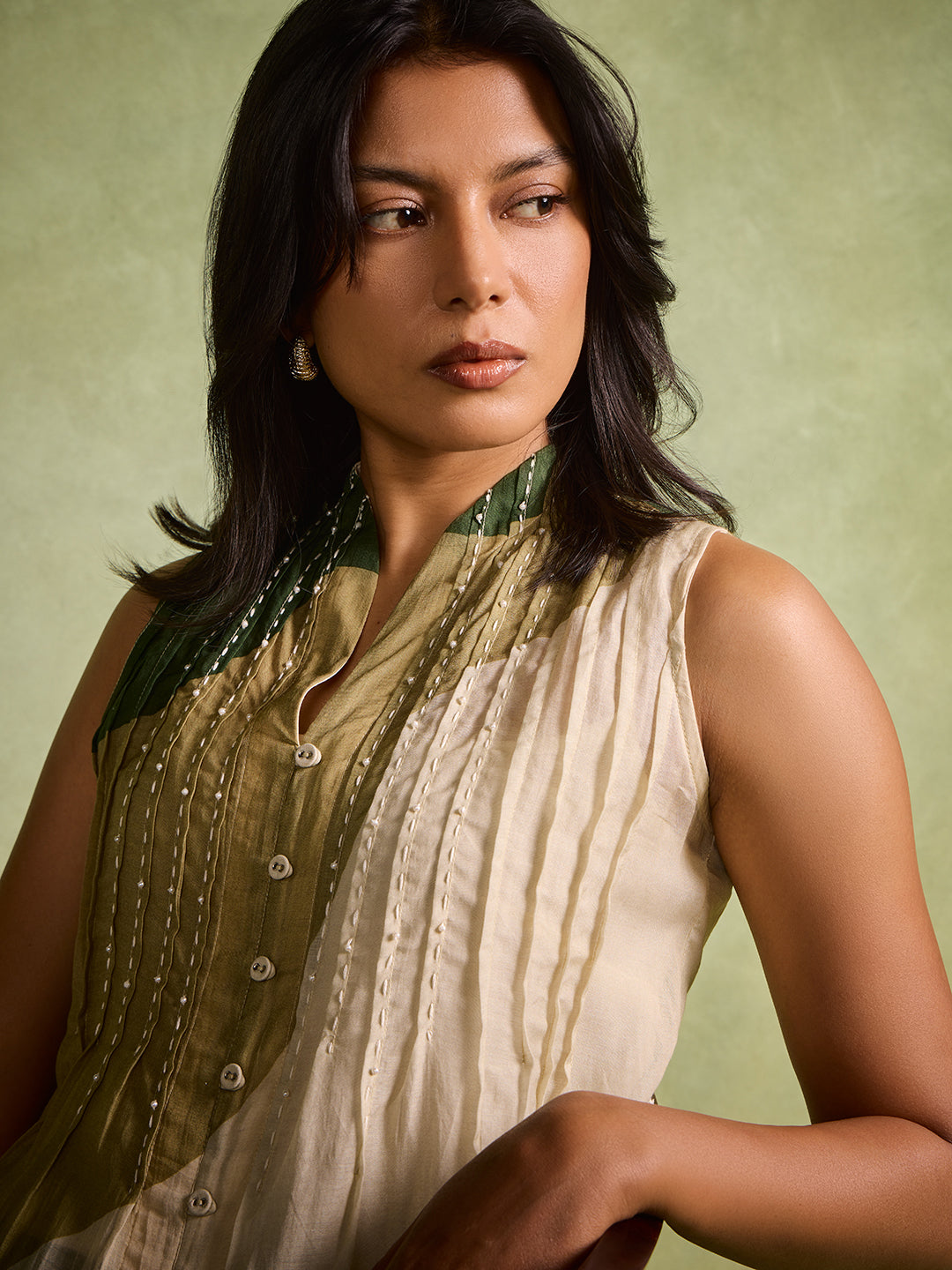 Printed Co-ord Set – Green