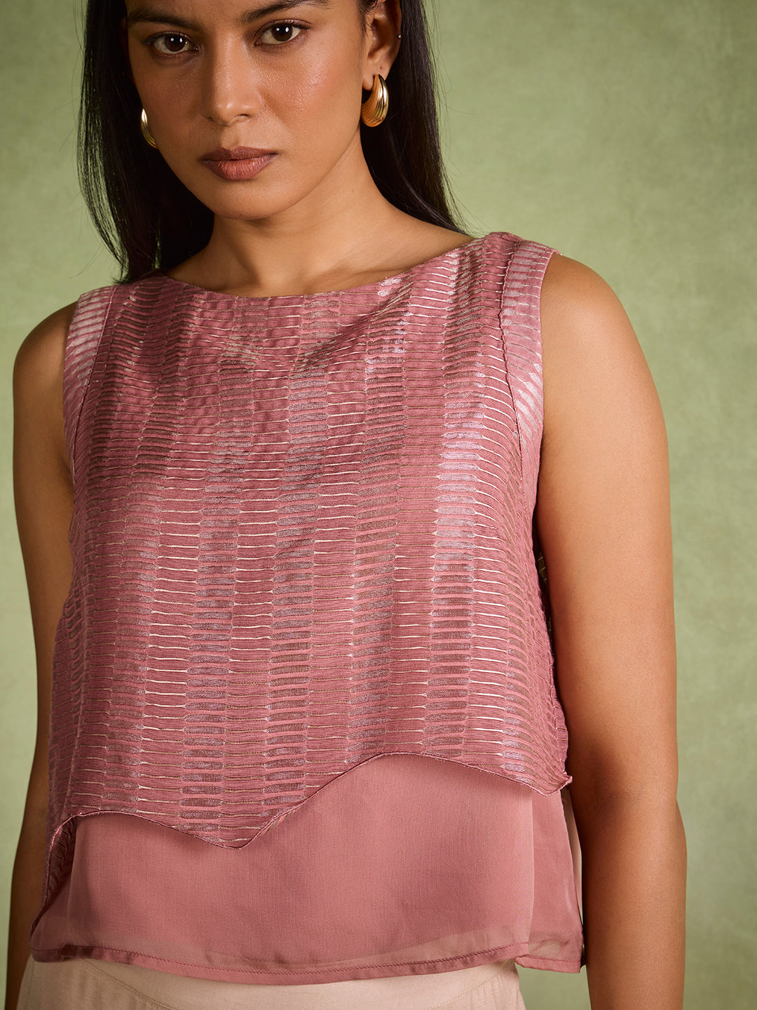 Textured Top – Pink