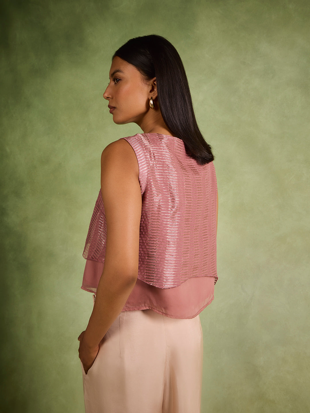 Textured Top – Pink